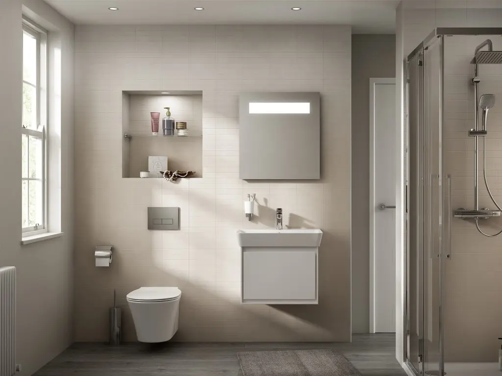 Ideal Standard Connect Air - Hangend Toilet, Aquablade, Wit E005401 12 Ideal Standard Connect Air - Hangend Toilet, Aquablade, Wit E005401 - Afbeelding 12