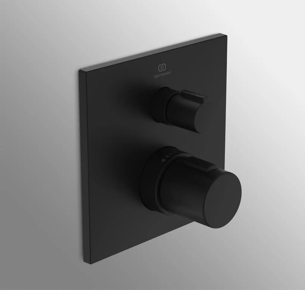 Ideal Standard CeraTherm - Inbouw Thermostatische Douchekraan, Zwart A6956XG 3 Ideal Standard CeraTherm - Inbouw Thermostatische Douchekraan, Zwart A6956XG - Afbeelding 3