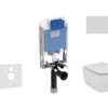 Ideal Standard ProSys - Toiletset- Inbouwreservoir, Closet, WC-zitting Tesi, Oleas M1 Bedieningsplaat, Rimless, Softclose, Wit ProSys80M SP82