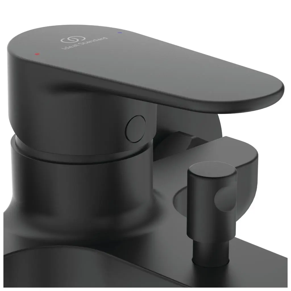 Ideal Standard Cerafine O - Badkraan Wandmontage Incl. Accessoires, Zwart BC706XG 3 Ideal Standard Cerafine O - Badkraan Wandmontage Incl. Accessoires, Zwart BC706XG - Afbeelding 3