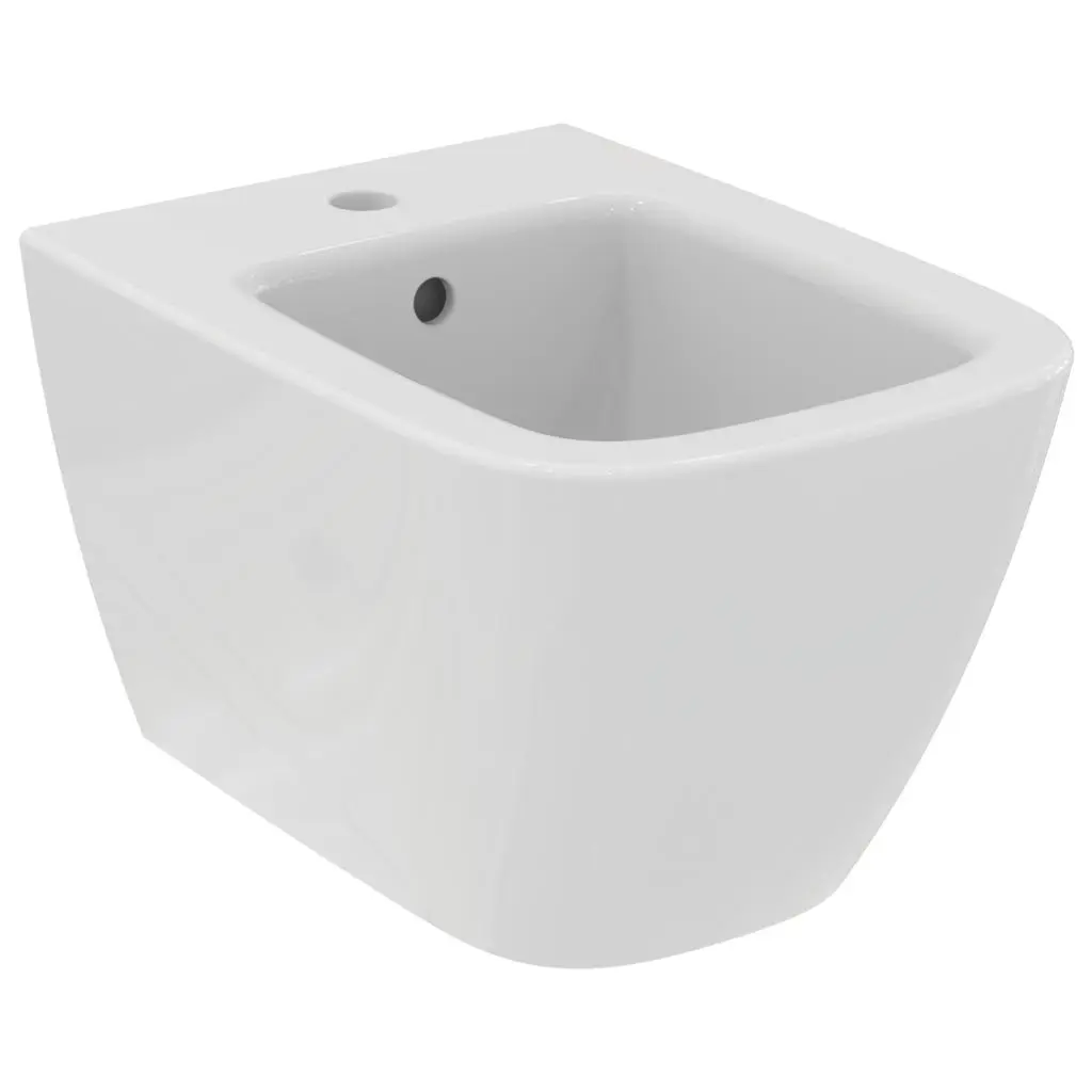 Ideal Standard I.Life S - Hangend Bidet, 355x480 Mm, Met Overloop, Kraangat, Wit T459301 1 Ideal Standard I.Life S - Hangend Bidet, 355x480 Mm, Met Overloop, Kraangat, Wit T459301