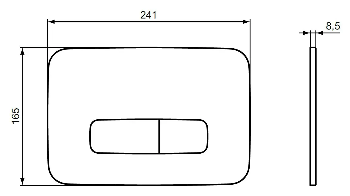 Ideal Standard Oleas - Bedieningsplaat, Geborsteld Goud R0459A2 2 Ideal Standard Oleas - Bedieningsplaat, Geborsteld Goud R0459A2 - Afbeelding 2