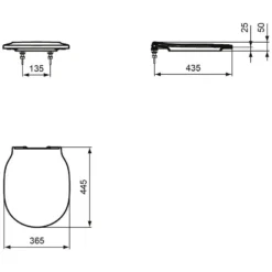 Ideal Standard Connect Air - Closetzitting, Wit E036701 -sanitino 19374ecfe824a9a1afbcaf29