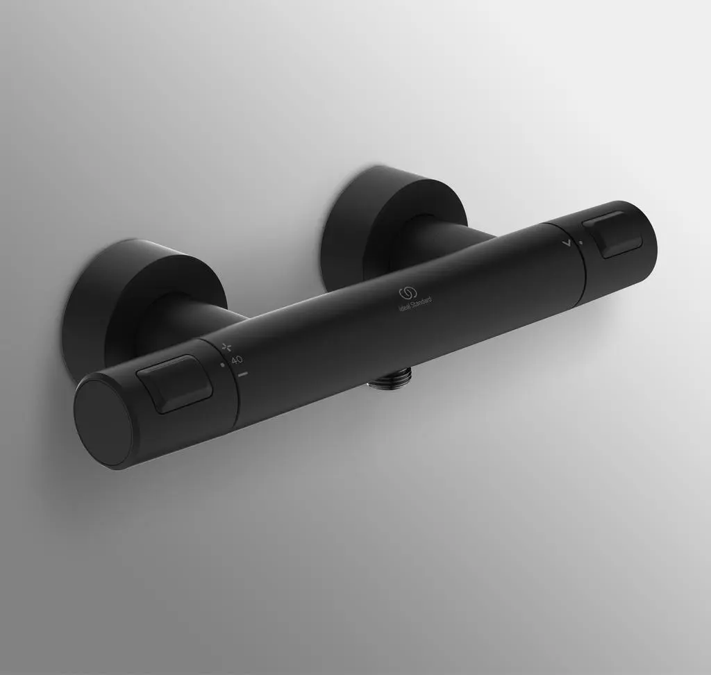 Ideal Standard CeraTherm - Thermostatische Douchekraan T25, Zwart A7201XG 4 Ideal Standard CeraTherm - Thermostatische Douchekraan T25, Zwart A7201XG - Afbeelding 4