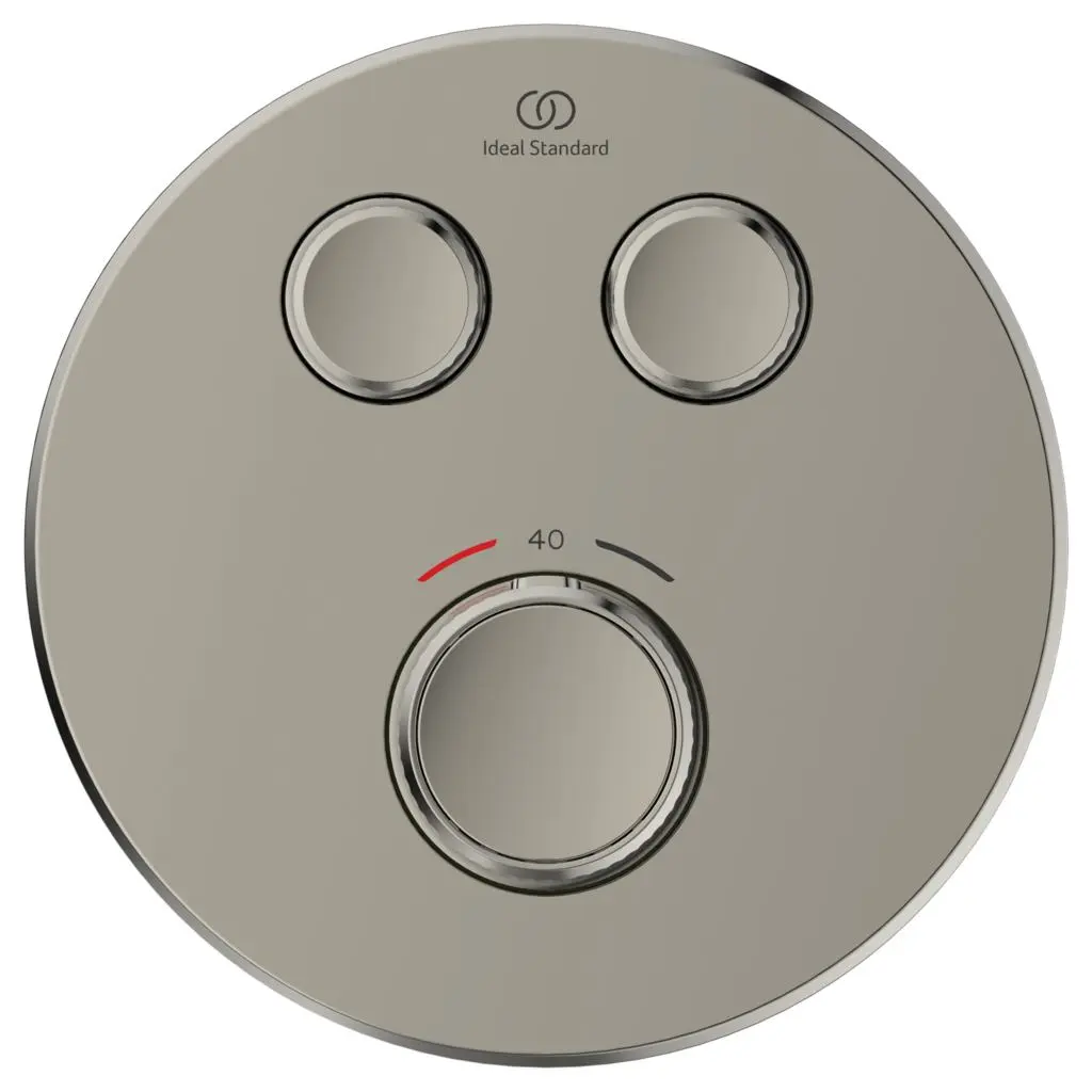 Ideal Standard CeraTherm Navigo - Inbouwthermostaat, Opbouwdeel, 2 Gebruikers, Silver Storm A7296GN 3 Ideal Standard CeraTherm Navigo - Inbouwthermostaat, Opbouwdeel, 2 Gebruikers, Silver Storm A7296GN - Afbeelding 3