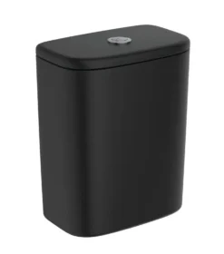 Ideal Standard Tesi - Jachtbak, Bodemvulling, Zijde Zwart T3568V3