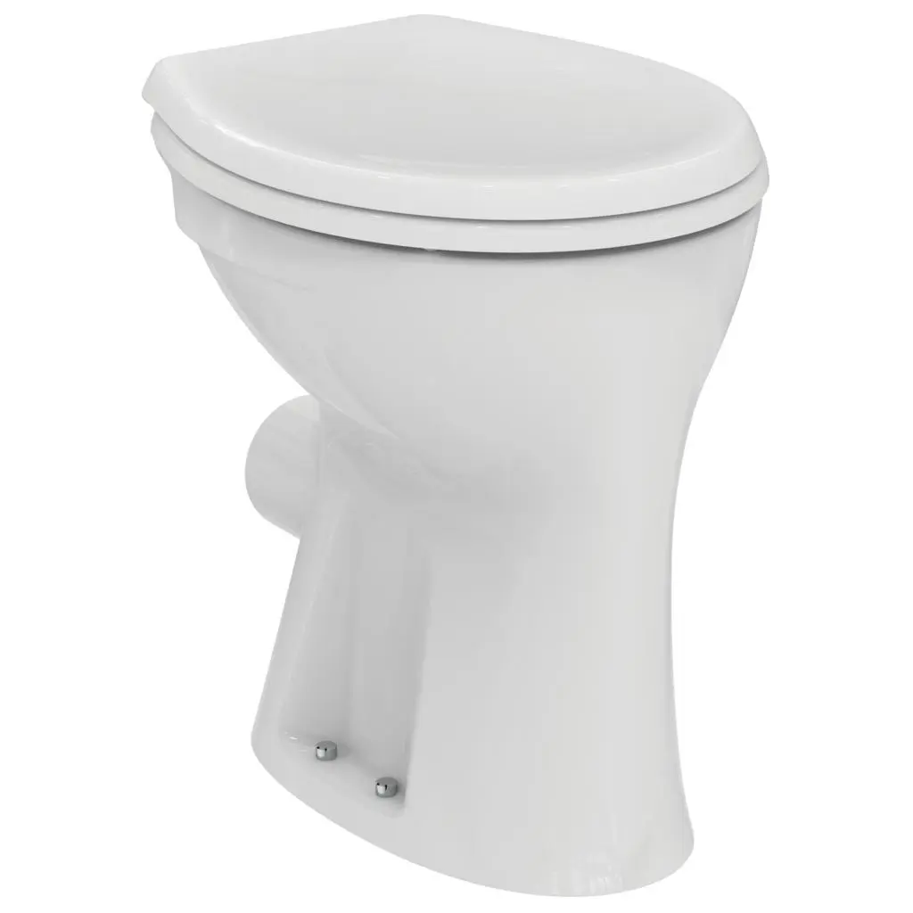 Ideal Standard Eurovit - Staande Wc, Barrièrevrij, Vlakspoel, Wit V311601 3 Ideal Standard Eurovit - Staande Wc, Barrièrevrij, Vlakspoel, Wit V311601 - Afbeelding 3