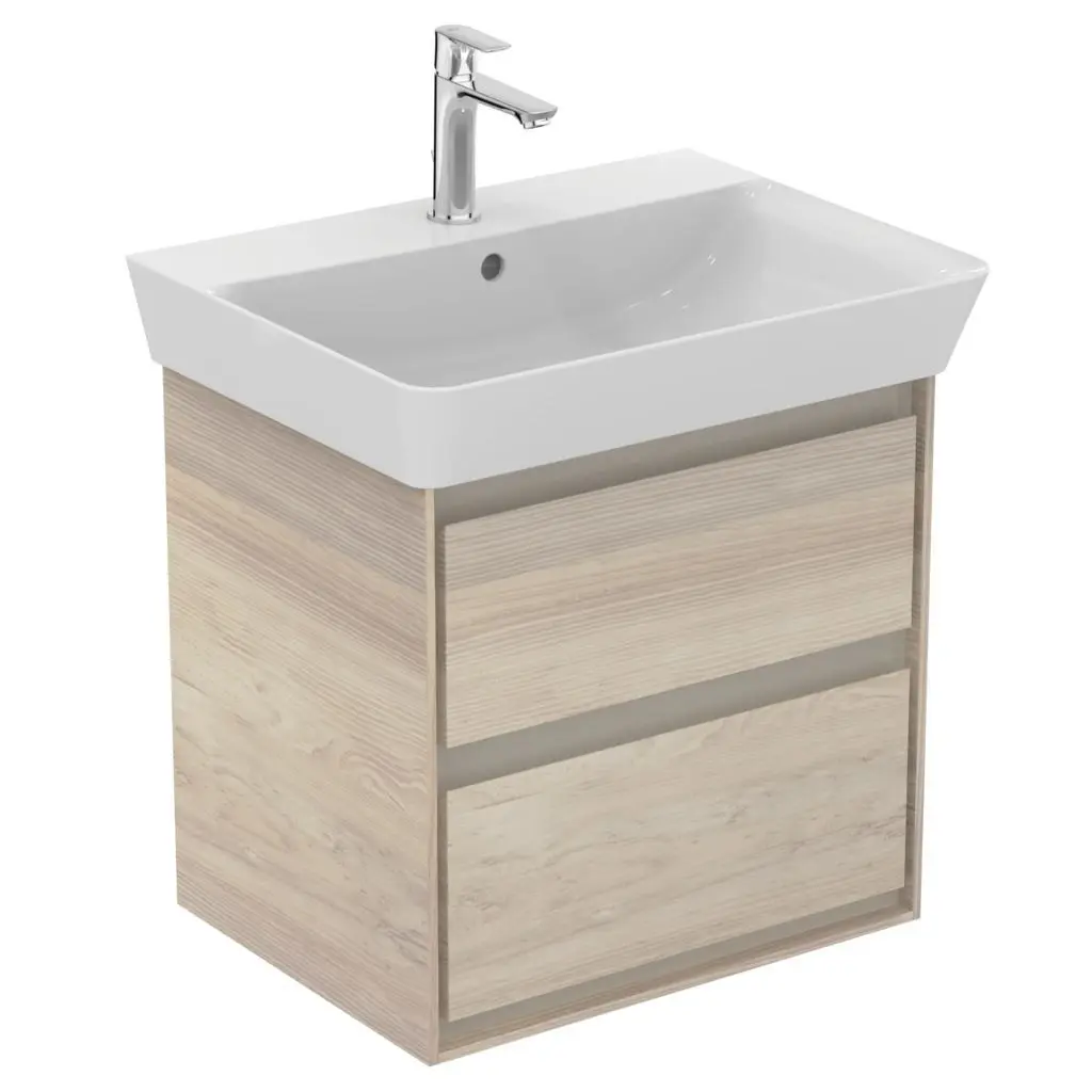 Ideal Standard Connect Air - Wastafelonderkast 53x41x52 Cm, Licht Hout/mat Lichtbruin Gelakt E1606UK 3 Ideal Standard Connect Air - Wastafelonderkast 53x41x52 Cm, Licht Hout/mat Lichtbruin Gelakt E1606UK - Afbeelding 3