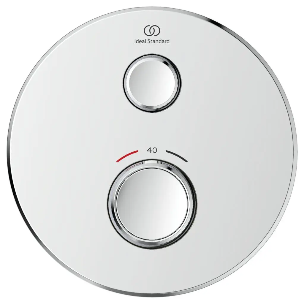 Ideal Standard CeraTherm Navigo - Inbouwthermostaat, Opbouwdeel, Chroom A7295AA 3 Ideal Standard CeraTherm Navigo - Inbouwthermostaat, Opbouwdeel, Chroom A7295AA - Afbeelding 3