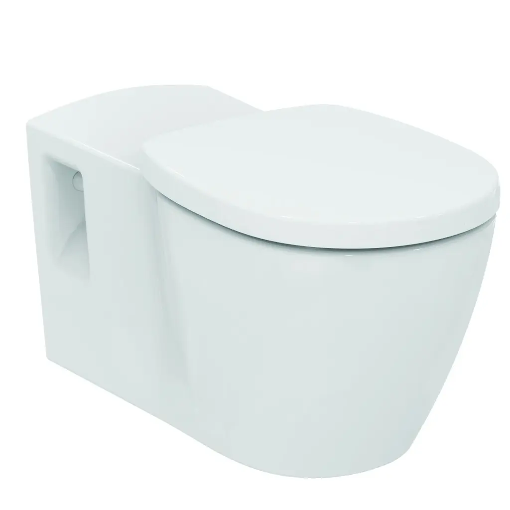 Ideal Standard Connect Freedom - Hangend Toilet, Barrièrevrij, Rimless, Met Ideal Plus, Wit E8194MA 3 Ideal Standard Connect Freedom - Hangend Toilet, Barrièrevrij, Rimless, Met Ideal Plus, Wit E8194MA - Afbeelding 3