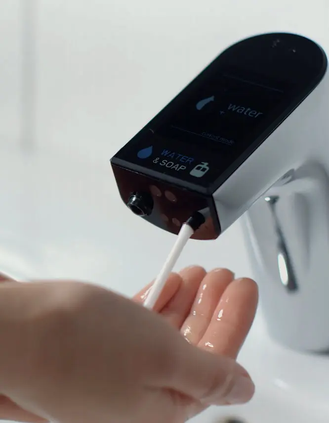 Ideal Standard Intellimix - Elektronische Wastafelkraan Met Geïntegreerde Zeepdispenser, Chroom A7488AA 3 Ideal Standard Intellimix - Elektronische Wastafelkraan Met Geïntegreerde Zeepdispenser, Chroom A7488AA - Afbeelding 3