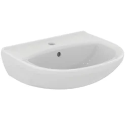 Ideal Standard Alpha - Wastafel 50x43 Cm, Met Overloop, Kraangat, Wit W331201