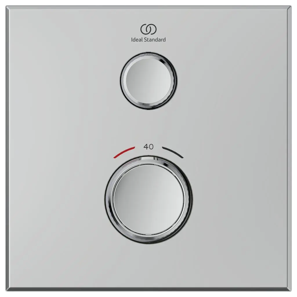 Ideal Standard CeraTherm Navigo - Inbouwthermostaat, Opbouwdeel, Chroom A7301AA 3 Ideal Standard CeraTherm Navigo - Inbouwthermostaat, Opbouwdeel, Chroom A7301AA - Afbeelding 3