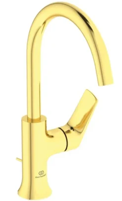 Ideal Standard La Dolce Vita - Wastafelkraan, Geborsteld Goud BD658A2