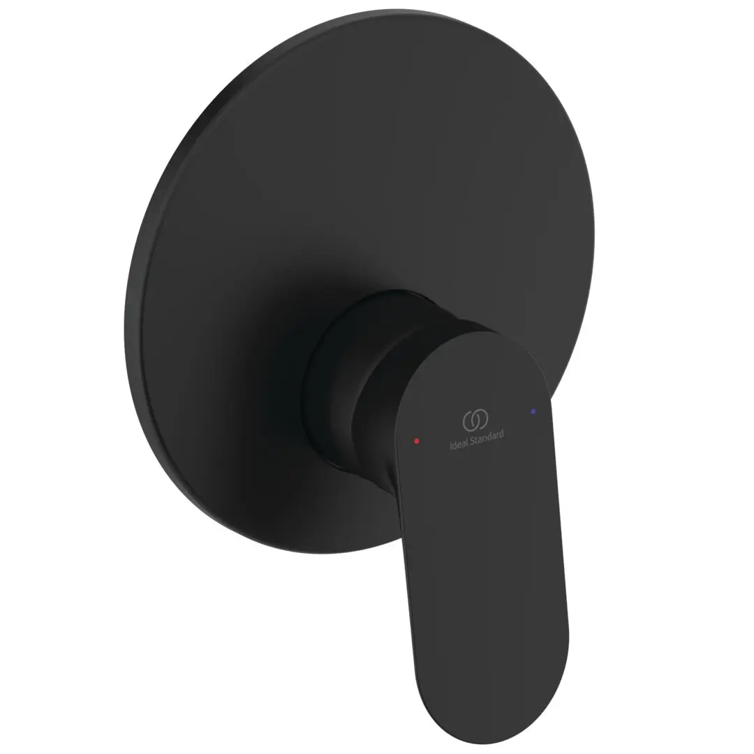 Ideal Standard Ceralife O - Inbouw Douchekraan, Zijdezwart BE024XG 1 Ideal Standard Ceralife O - Inbouw Douchekraan, Zijdezwart BE024XG