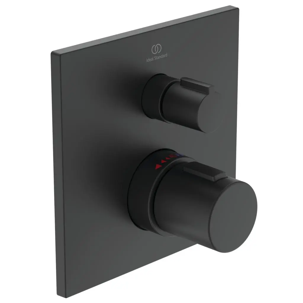 Ideal Standard CeraTherm - Inbouw Thermostatische Douchekraan, Zwart A6956XG 1 Ideal Standard CeraTherm - Inbouw Thermostatische Douchekraan, Zwart A6956XG