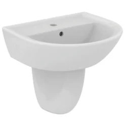 Ideal Standard Eurovit - Wastafel 50x44 Cm, Met Overloop, Kraangat, Wit W332801 6 Ideal Standard Eurovit - Wastafel 50x44 Cm, Met Overloop, Kraangat, Wit W332801 -sanitino 5465d588b87538354991211a