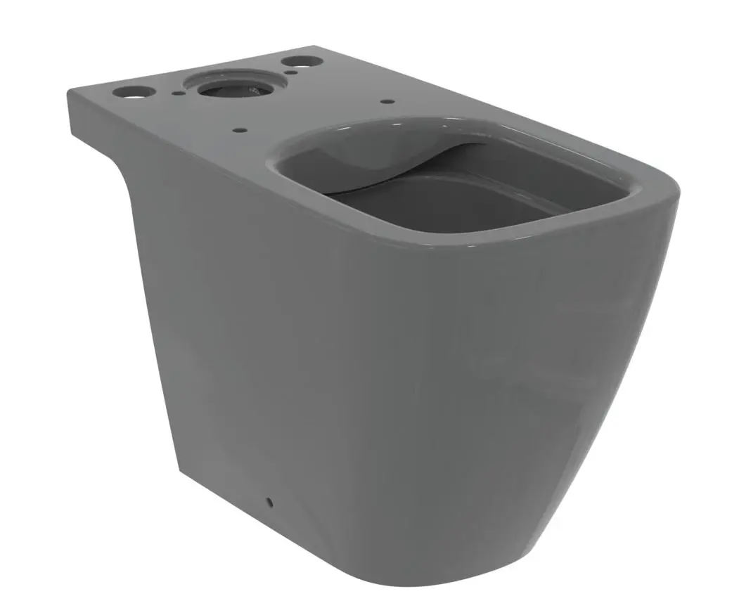Ideal Standard I.Life B - Staande Toiletpot, Vario Afvoer, RimLS+, Glanzend Grijs T461258 1 Ideal Standard I.Life B - Staande Toiletpot, Vario Afvoer, RimLS+, Glanzend Grijs T461258