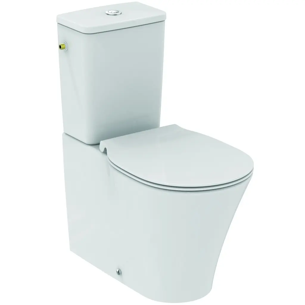 Ideal Standard Connect Air - Duoblop Pot , Bodem / Achterafval, AquaBlade, Met Ideal Plus, Wit E0137MA 3 Ideal Standard Connect Air - Duoblop Pot , Bodem / Achterafval, AquaBlade, Met Ideal Plus, Wit E0137MA - Afbeelding 3