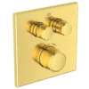 Ideal Standard CeraTherm Navigo - Inbouwthermostaat, Opbouwdeel, 2 Gebruikers, Brushed Gold A7302A2