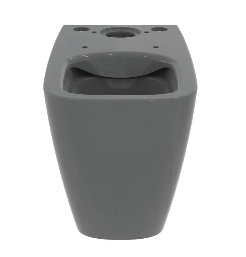 Ideal Standard I.Life B - Staande Toiletpot, Vario Afvoer, RimLS+, Glanzend Grijs T461258 3 Ideal Standard I.Life B - Staande Toiletpot, Vario Afvoer, RimLS+, Glanzend Grijs T461258 - Afbeelding 3