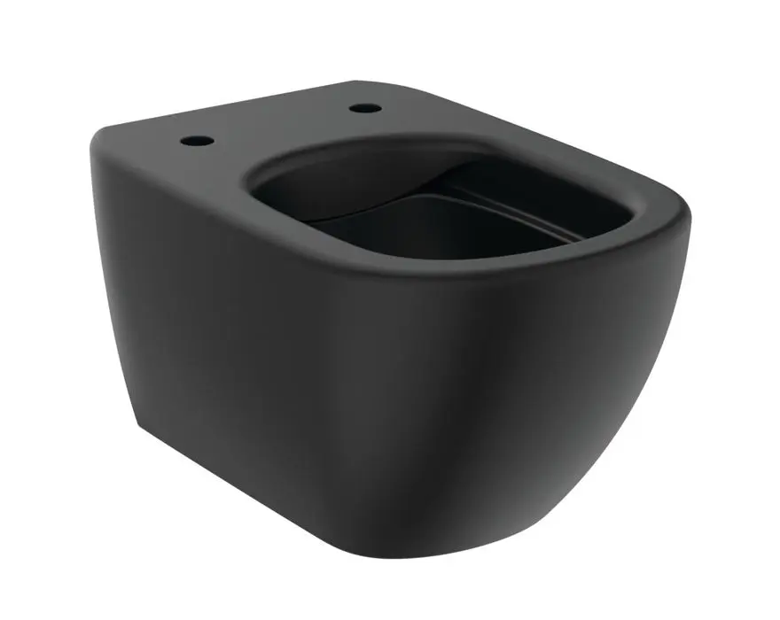 Ideal Standard Tesi - Hangend Toilet, RimLS+, Zijde Zwart T4932V3 1 Ideal Standard Tesi - Hangend Toilet, RimLS+, Zijde Zwart T4932V3
