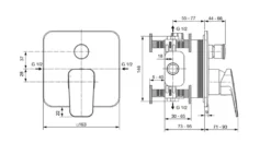 Ideal Standard CeraPlan - Inbouw Badkraan, Chroom BD263XG -sanitino 63c818d8f849634ed28e2a10