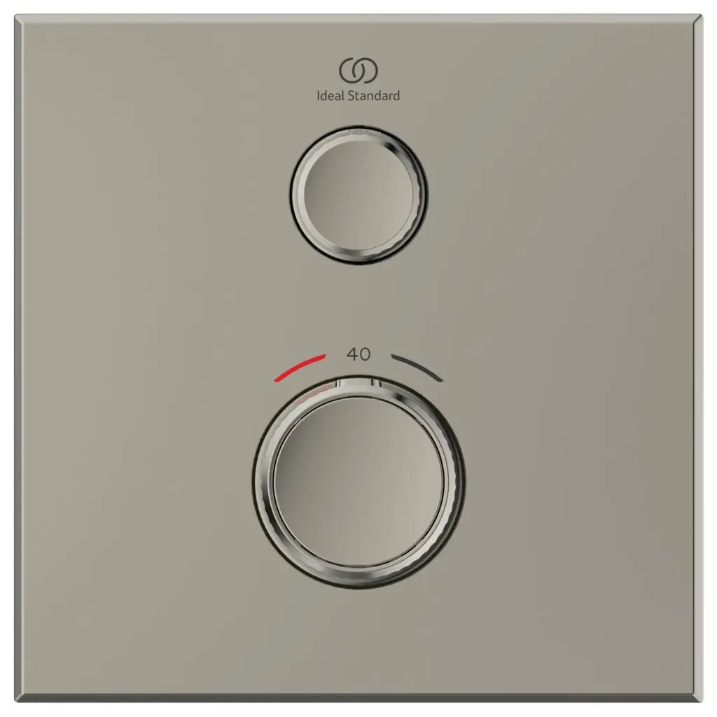 Ideal Standard CeraTherm Navigo - Inbouwthermostaat, Opbouwdeel, Silver Storm A7301GN 3 Ideal Standard CeraTherm Navigo - Inbouwthermostaat, Opbouwdeel, Silver Storm A7301GN - Afbeelding 3