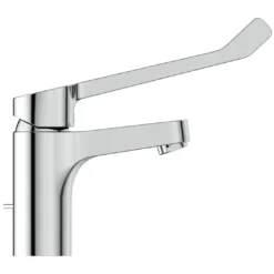Ideal Standard Cerabase - Wastafelkraan Met Medische Hendel, Met Uitloop, Chroom BD061AA 6 Ideal Standard Cerabase - Wastafelkraan Met Medische Hendel, Met Uitloop, Chroom BD061AA -sanitino 70eddd7bf98f4b426fae4b25