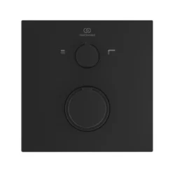 Ideal Standard CeraTherm - Thermostatische Kraan C100 Voor 2 Uitgangen Inbouw, Zwart A7523XG -sanitino 73958ea419f22204dec4c59a