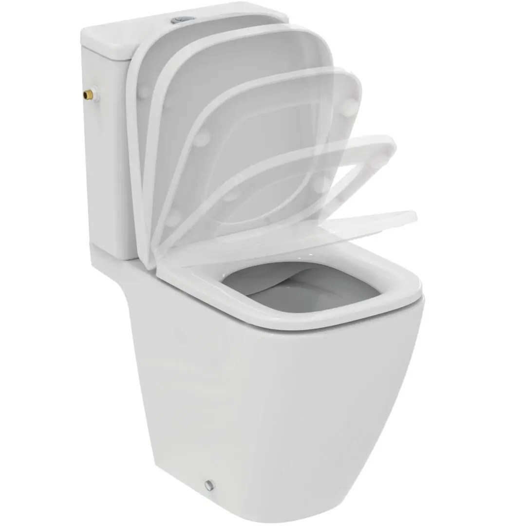 Ideal Standard I.Life S - Toiletcombinatie Met SoftClose-zitting, Vario-afvoer, Zijdelingse Vulling, RimLS+, Wit T517101 3 Ideal Standard I.Life S - Toiletcombinatie Met SoftClose-zitting, Vario-afvoer, Zijdelingse Vulling, RimLS+, Wit T517101 - Afbeelding 3