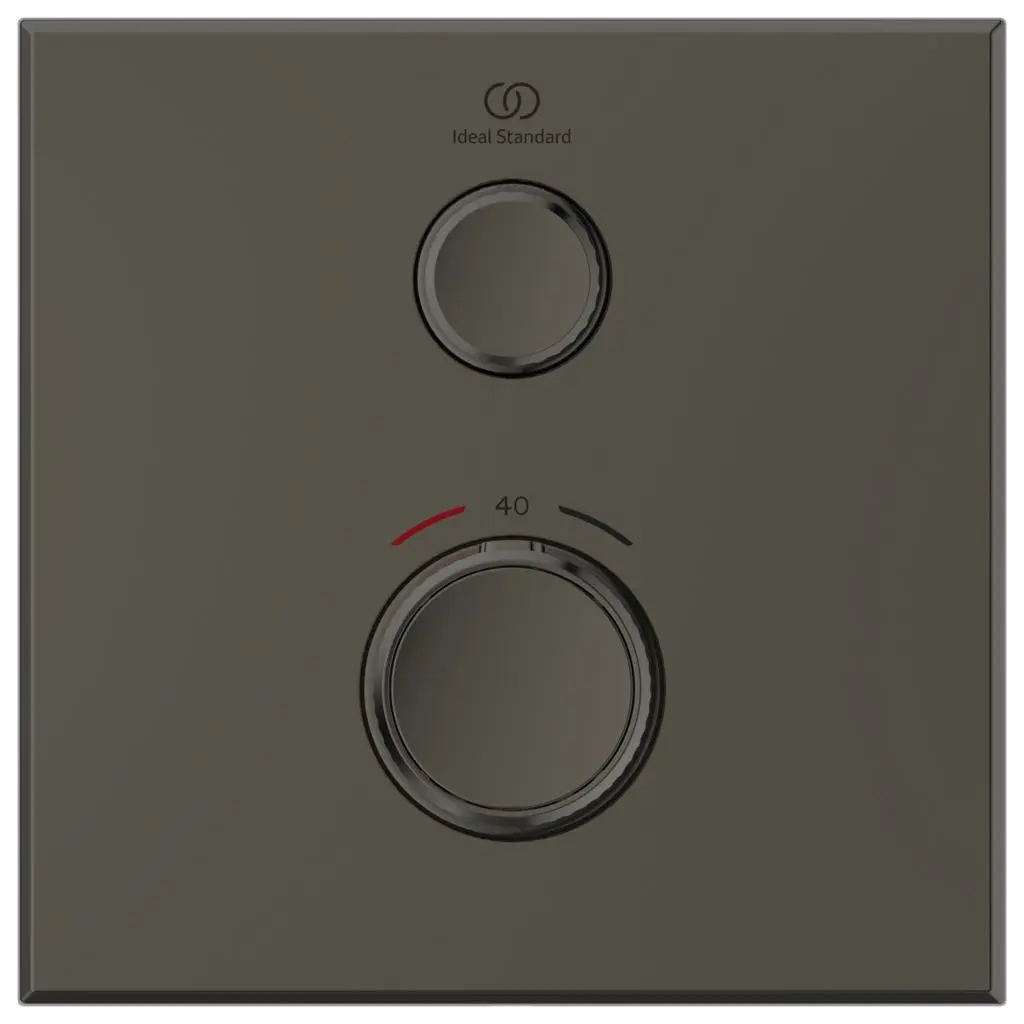 Ideal Standard CeraTherm Navigo - Inbouwthermostaat, Opbouwdeel, Magnetic Grey A7301A5 3 Ideal Standard CeraTherm Navigo - Inbouwthermostaat, Opbouwdeel, Magnetic Grey A7301A5 - Afbeelding 3