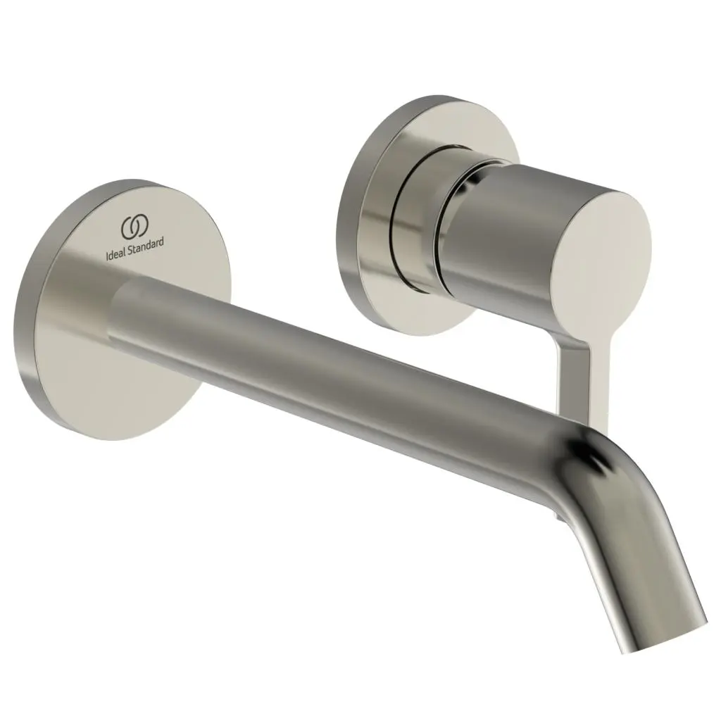 Ideal Standard Joy - Inbouw Wastafelkraan, Uitloop 18 Cm, 2-gats, Silver Storm A7378GN 1 Ideal Standard Joy - Inbouw Wastafelkraan, Uitloop 18 Cm, 2-gats, Silver Storm A7378GN