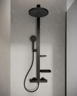 Ideal Standard ALU+ - Doucheset Met Thermostaat, Diameter 26 Cm, 2 Jets, Zijde Zwart BD583XG 13 Ideal Standard ALU+ - Doucheset Met Thermostaat, Diameter 26 Cm, 2 Jets, Zijde Zwart BD583XG -sanitino 8412d1d035612a897cdf250b