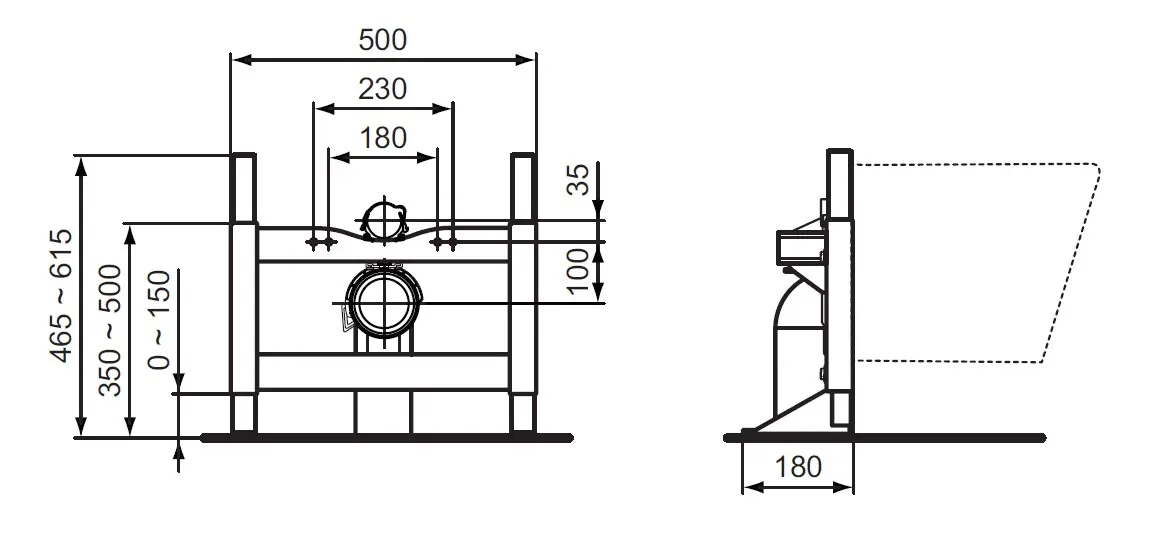 Ideal Standard ProSys - Inbouwspoelreservoir Voor Hangend Toilet R010167 2 Ideal Standard ProSys - Inbouwspoelreservoir Voor Hangend Toilet R010167 - Afbeelding 2