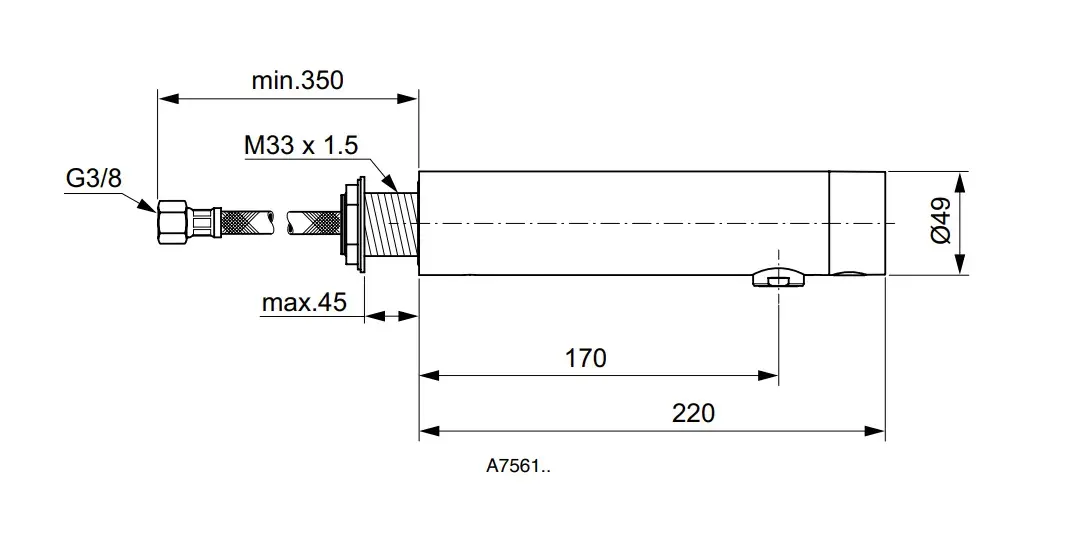 Ideal Standard SensorFlow - Electronische Wandkraan, Zonder Menging, Batterijvoeding, Chroom A7561AA 2 Ideal Standard SensorFlow - Electronische Wandkraan, Zonder Menging, Batterijvoeding, Chroom A7561AA - Afbeelding 2
