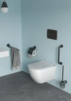 Ideal Standard IOM - Handgreep, Lengte 35 Cm, Zijde Zwart A9126XG -sanitino 951dc75f7badda1ace6a57ff