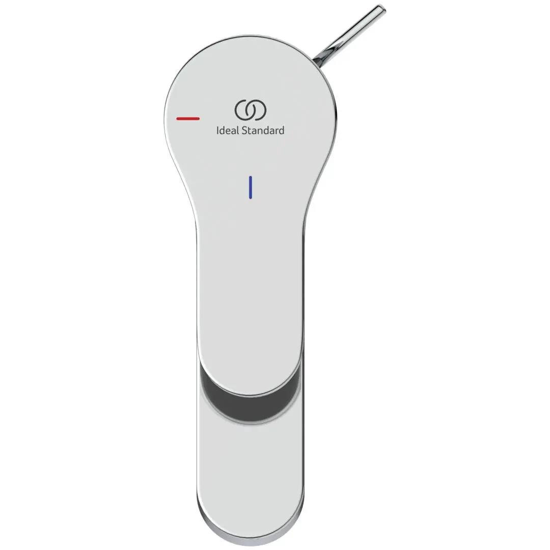 Ideal Standard Cerabase - Wastafelkraan Met Waste, Blue Start, Chroom BC832AA 4 Ideal Standard Cerabase - Wastafelkraan Met Waste, Blue Start, Chroom BC832AA - Afbeelding 4