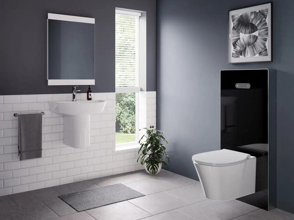 Ideal Standard ProSys - Inbouwspoelreservoir Neox Voor Hangend Toilet, Zwart R0144A6 3 Ideal Standard ProSys - Inbouwspoelreservoir Neox Voor Hangend Toilet, Zwart R0144A6 - Afbeelding 3