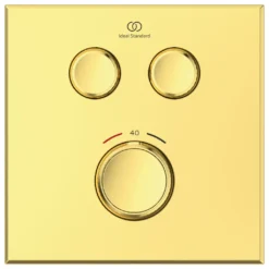 Ideal Standard CeraTherm Navigo - Inbouwthermostaat, Opbouwdeel, 2 Gebruikers, Brushed Gold A7302A2 6 Ideal Standard CeraTherm Navigo - Inbouwthermostaat, Opbouwdeel, 2 Gebruikers, Brushed Gold A7302A2 -sanitino 9a8306301594d004aeb666fe