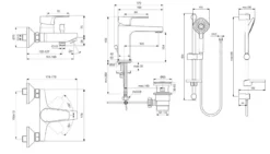 Ideal Standard Esla - Doucheset Met Bad- En Wastafelkraan, 3 Stralen, Chroom BC264AA -sanitino 9b1fc1f2cda449511b381afd