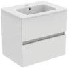 Ideal Standard Eurovit - Kast Met Wastafel, 55x60x44 Cm, 2 Laden, Glanzend Wit R0572WG