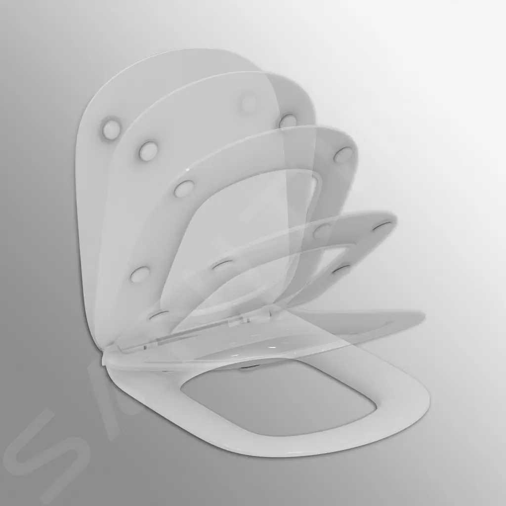 Ideal Standard Tesi - Hangend Toilet Met SoftClose Wc Bril, Aquablade, Zwart T3546V3 6 Ideal Standard Tesi - Hangend Toilet Met SoftClose Wc Bril, Aquablade, Zwart T3546V3 - Afbeelding 6