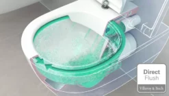 Ideal Standard ProSys - Toiletset- Inbouwreservoir, Closet, WC-zitting Architectura, Oleas M1 Bedieningsplaat, DirectFlush, SoftClose, CeramicPlus, Chroom ProSys120M SP48 -sanitino PHOTO 410