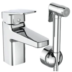 Ideal Standard CeraPlan - Wastafelkraan Met Bidetdouche, Chroom BD231AA