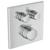 Ideal Standard CeraTherm Navigo - Inbouwthermostaat, Opbouwdeel, 2 Gebruikers, Chroom A7302AA
