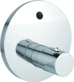 Ideal Standard CeraPlus - Elektronische Douchemengkraan, Opbouwdeel, Temperatuur Instelling Met Behulp Van Greep (6V Batterij), Chroom A6155AA