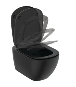 Ideal Standard Tesi - Hangend Toilet Met Toiletbril SoftClose, RimLS+, Zijde Zwart T5361V3 -sanitino b82ae4a6c9ddf3ca0cff27fd