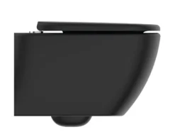 Ideal Standard Tesi - Hangend Toilet Met Toiletbril SoftClose, RimLS+, Zijde Zwart T5361V3 -sanitino bc2bc343bd7271c57c041fe0