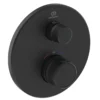 Ideal Standard CeraTherm Navigo - Thermostatische Inbouw Douchekraan, Zijdeglans Zwart A7295XG